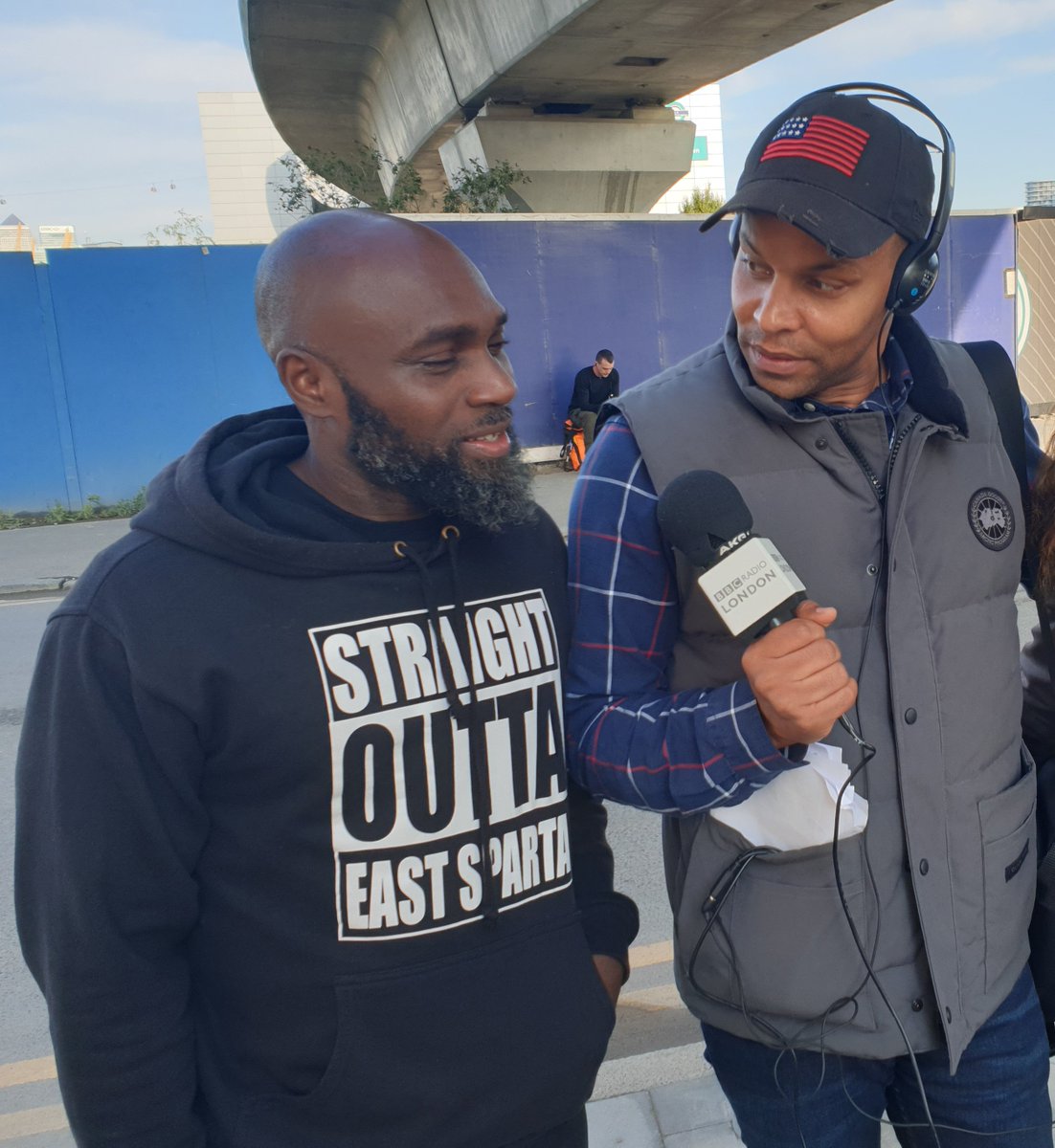 DontChokeUs's tweet photo. Thank you to the BBC for covering our story last week on the Vanessa Feltz Breakfast Show.  For those who didn't manage to tune in, we had some serious questions for Sadiq Khan / the GLA and Newham Council given their previous green pledges to Newham residents and school children https://t.co/6dkypJ06zc