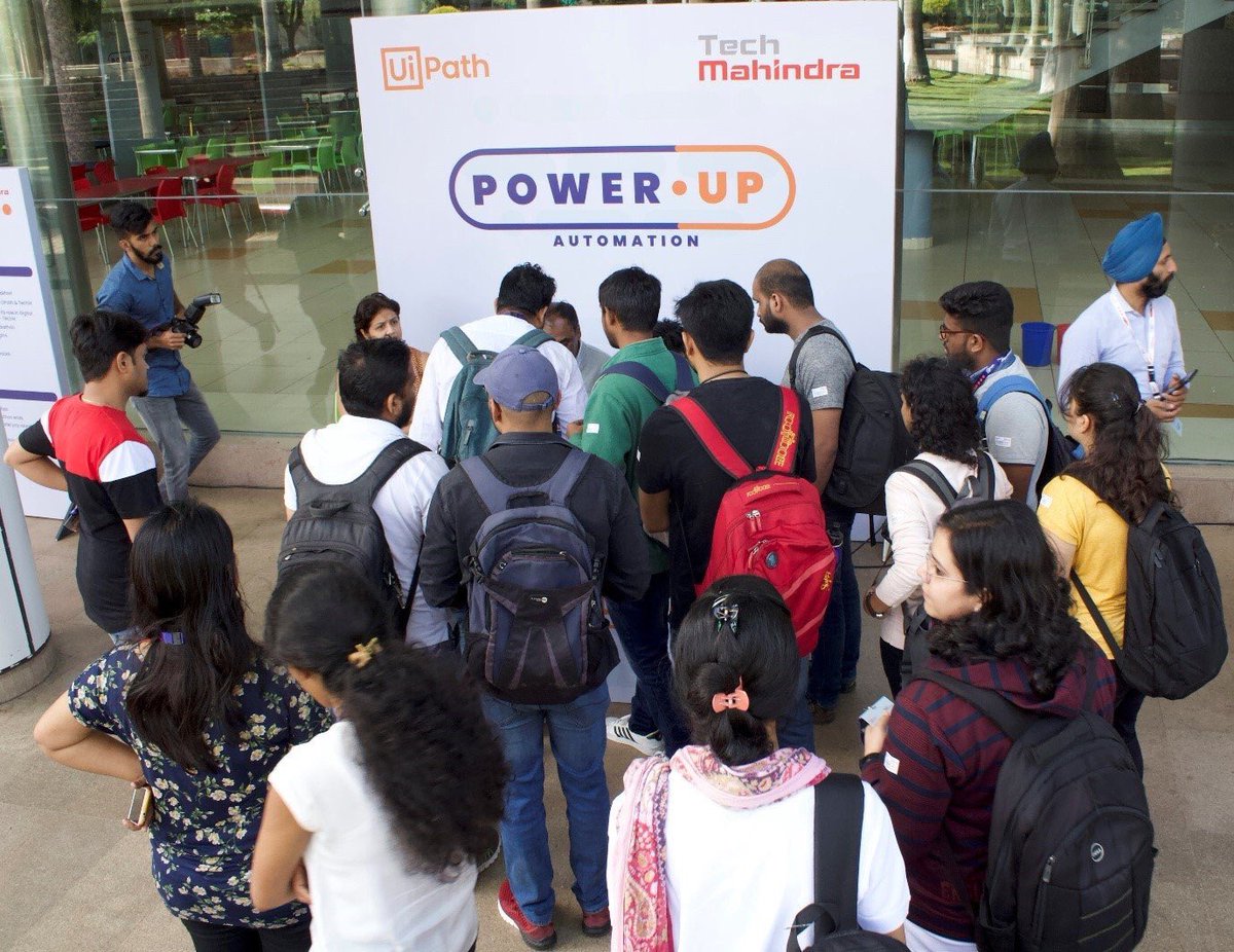 UiPath's tweet image. Super- 🔌 by their passion for #RPA, 131 developers from 8 states joined us for the third #PowerUpAutomation Hackathon in India, at the @tech_mahindra campus in Pune. 

Let the games begin with some of the best automation ideas.