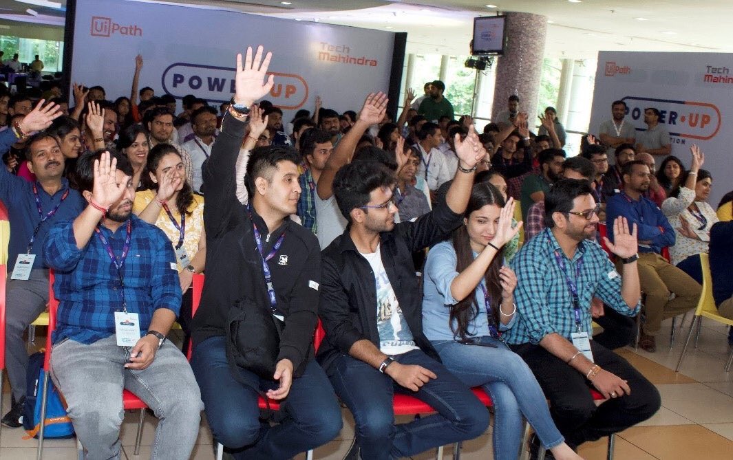 UiPath's tweet image. Super- 🔌 by their passion for #RPA, 131 developers from 8 states joined us for the third #PowerUpAutomation Hackathon in India, at the @tech_mahindra campus in Pune. 

Let the games begin with some of the best automation ideas.