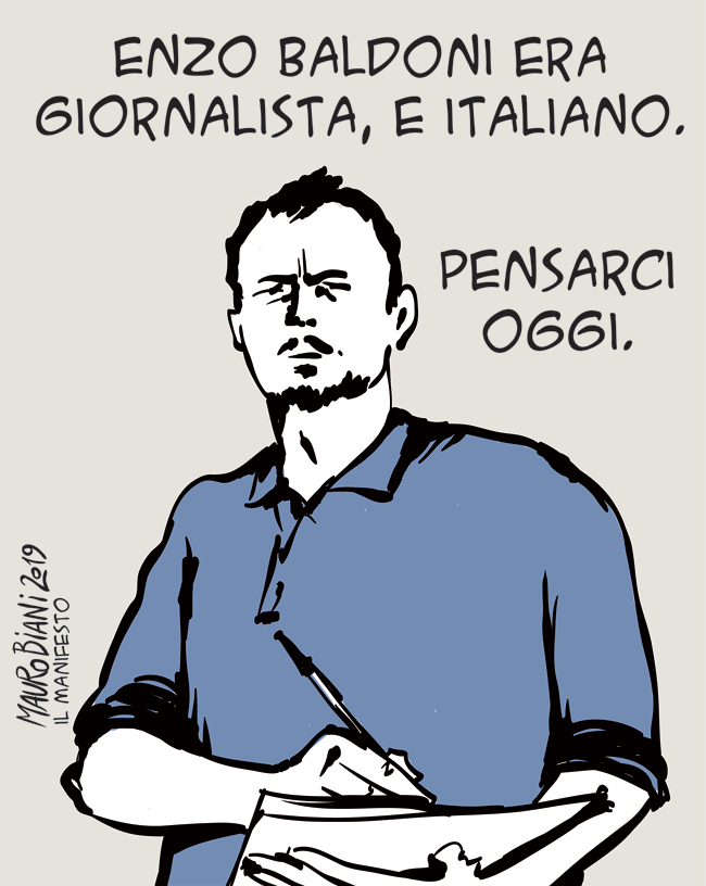 maurobiani's tweet photo. #EnzoBaldoni #Baldoni #15anni #Giornalismo. "Che differenza c’è fra il giornalismo – per esempio – di Feltri e quello – per esempio – di Baldoni? Non parlo di differenze “politiche”.(...)" Di Riccardo Orioles e del 2004, da leggere: https://t.co/E7McXbBSV4
vignetta X @ilmanifesto https://t.co/2IUsKnRbOd