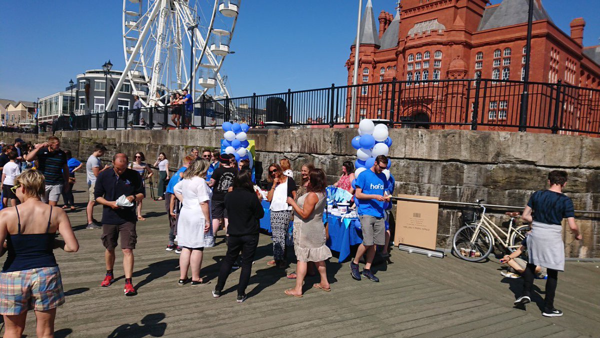 Adferiad_'s tweet photo. Huge Congrats to all the young people who took part in the fantastic #VoyageOfRecovery - an epic journey in a ship around the Welsh coast and beyond!  Today the crew concluded their voyage in the glorious sunshine at #CardiffBay! 🌞⛵️ Find out more on @ITVWales tonight... https://t.co/SLgi5JYkAA