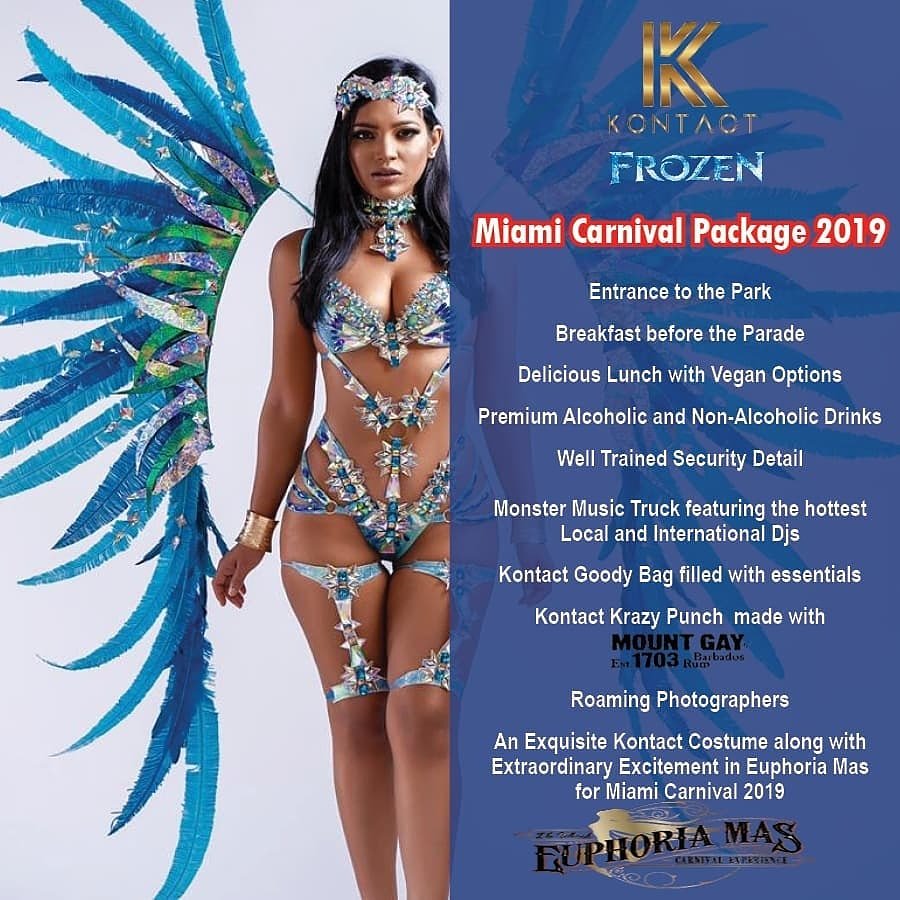 KontactBand246's tweet photo. Miami it is heating up but we are #Frozen with this amazing package from @euphoria_mas  along with all the #extras you know @kontactbandbarbados delivers!

#MiamiWeAreComing🇺🇸🇧🇧 #ThisIsTheBand 
#Frozen❄❄
#MiamiCarnival2019 
#KontactKingdom👑 https://t.co/5KXDtkxV1O