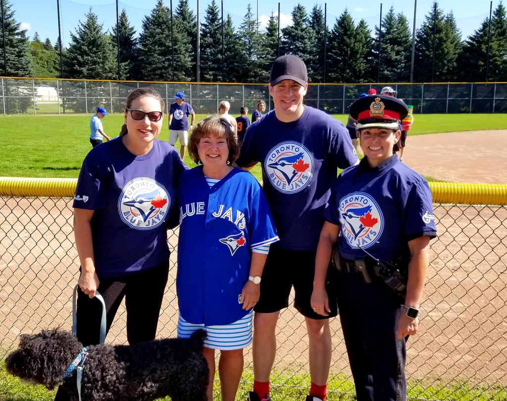 CFifeKW's tweet photo. Thanks to  @camlinwood and all @BuddyLeagueCA volunteers for organizing another successful #adaptivebaseball season! 
@JaysCare 

The kids &amp; parents enjoyed each moment.
#inclusionmatters 

Here with @WRPSToday Shirley Hilton &amp; @cityofcambridge Mayor
@Kathryn_McGarry https://t.co/3vRSB5VV94