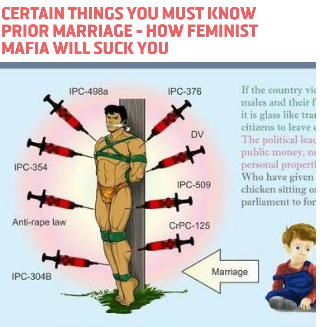 RajNgc's tweet photo. #SaveTheBro #MenToo #NoLaw4Men #GenderBiasedLaw #MensCommission #FakeCases #Scrap498a #MaleSuicieds #FakeFeminism #GenderEqulity
@PMOIndia
@narendramodi
@rastrapatibhvn
@aajtak
@ndtvindia
@ZeeNews
@abpnewshindi
@RSSorg
@rsprasad
@NavbharatTimes
@CMOfficeUP
@Uppolice
@dgpup https://t.co/1mSRQbfe5P