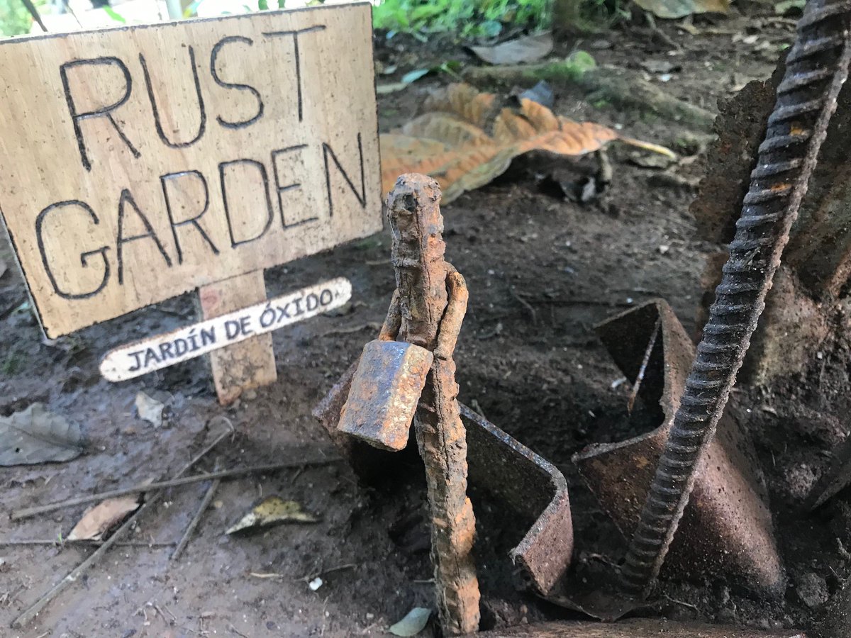 faludi's tweet photo. Rust Garden, a sepia-toned exploration of beautiful decay I created for Dinacon in Gamboa, Panama. #dinacon https://t.co/PiydZRFESE https://t.co/YVeELd8VOa