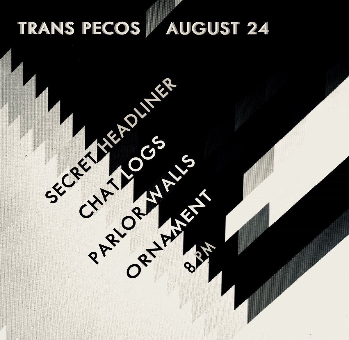 Chat_Logs's tweet photo. Tonight at @thetranspecos w/@ParlorWalls  Weeping Icon and Ornament. Yikes! https://t.co/2XlO4NY048