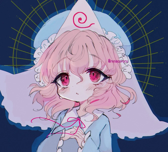 幽々子
#深夜の真剣お絵描き60分一本勝負 