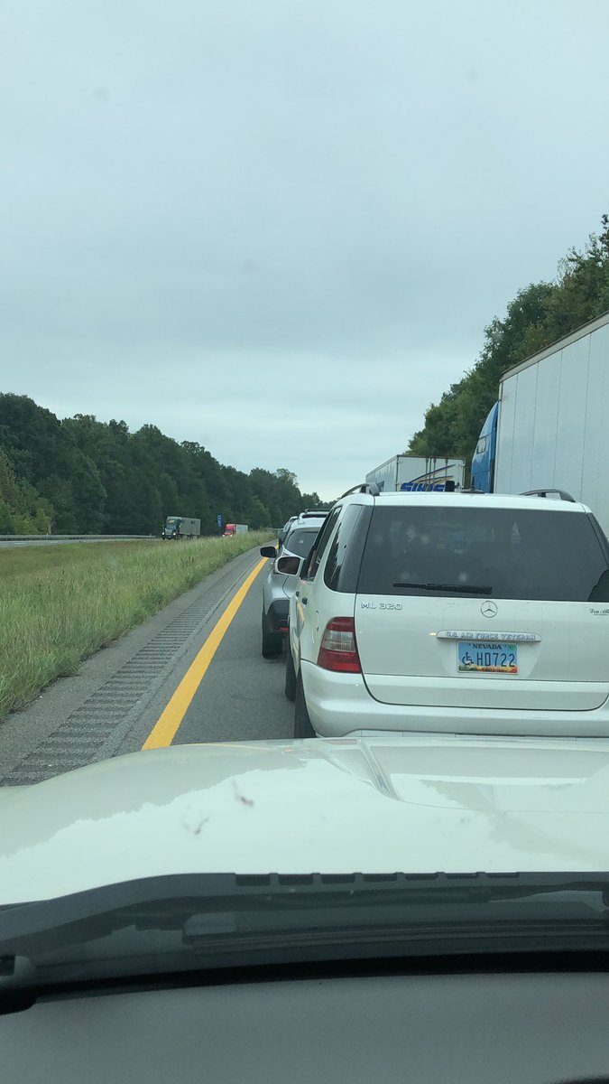 On the way to see <a href="/RhondaVincent13/">Rhonda Vincent</a> today at Bluegrass Underground.  Stopped still on I-40 for a wreck.  May not make it.😢Just hope all involved in the wreck are ok.