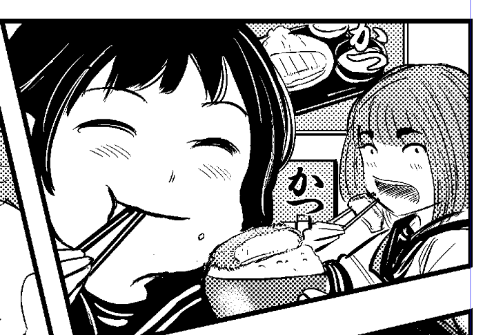 よく食べます。 