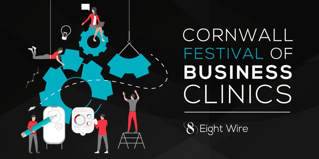 8_wire's tweet photo. Join us during the #Cornwall Festival of Business for a free drop-in. We'll be available on 28th or 31st #October at the #EightWire studio for #free #digital #marketing and #web support. Book your space here: https://t.co/aLuXeMyfku https://t.co/N6AszuaBy0