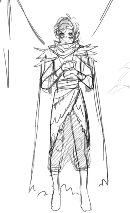 i havent actually thought in depth of what gideons outfit should be
just as long as he has his creepy black hood sldkfhg
he's a shy boi so nothing flashy but just gonna play around hehe 