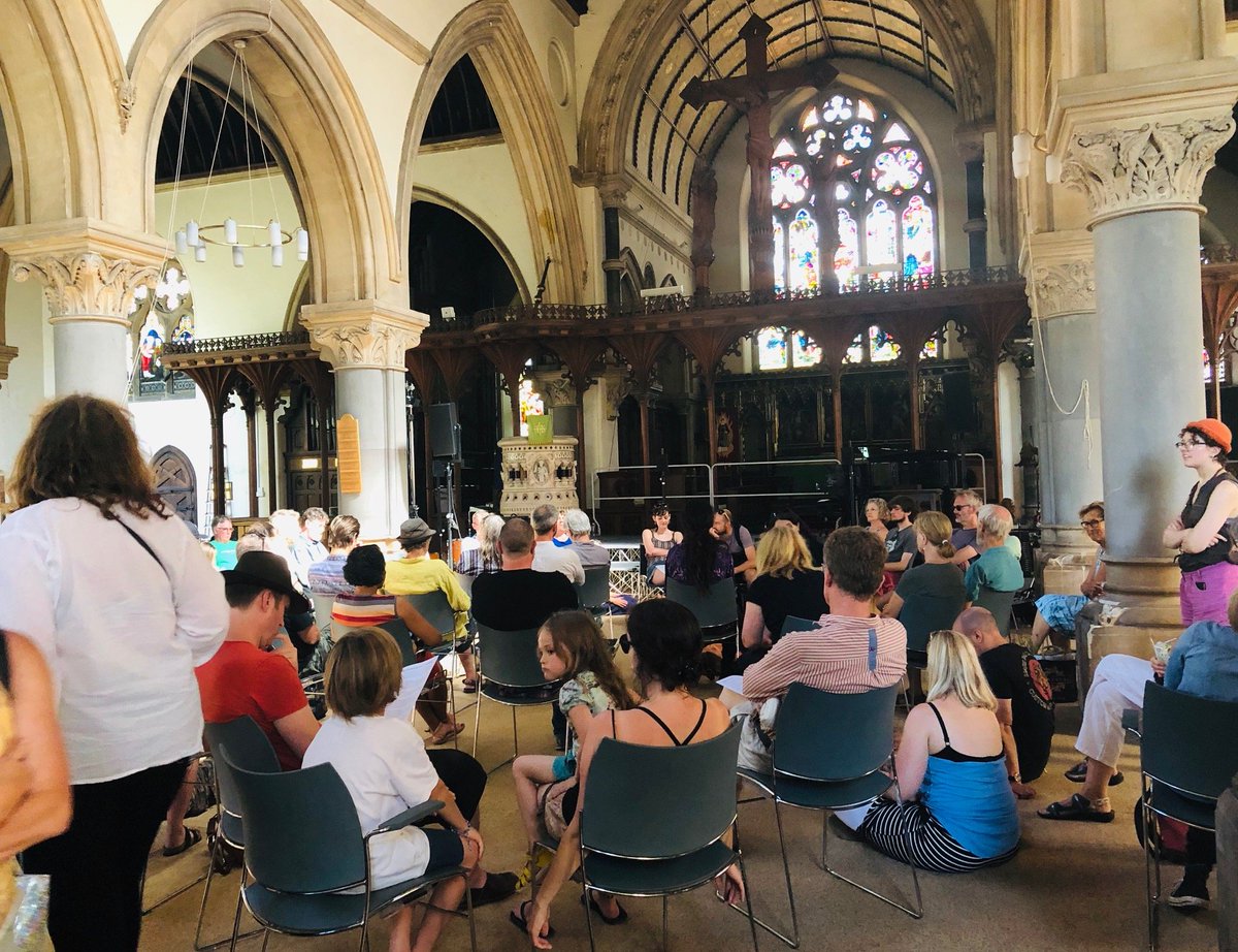 A packed house this afternoon for the dbSoundscapes at St Laurences Church. 
#dbSoundscape