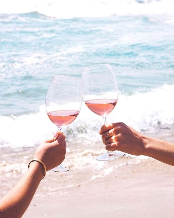 Rosé all day ladies…cheers to the weekend