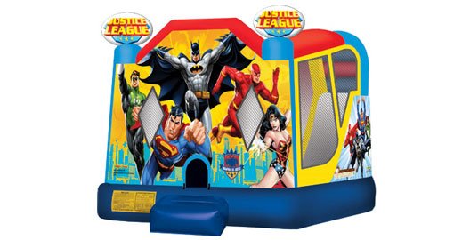 Do your kids like Justice League? How about renting a bouncy castle. Slide inside as well as bouncing to exert all that energy before heading back to school. ilove2bounce.com