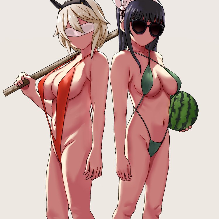 躑躅ヶ崎館さんと春日山城さん。
スイカ割り。 