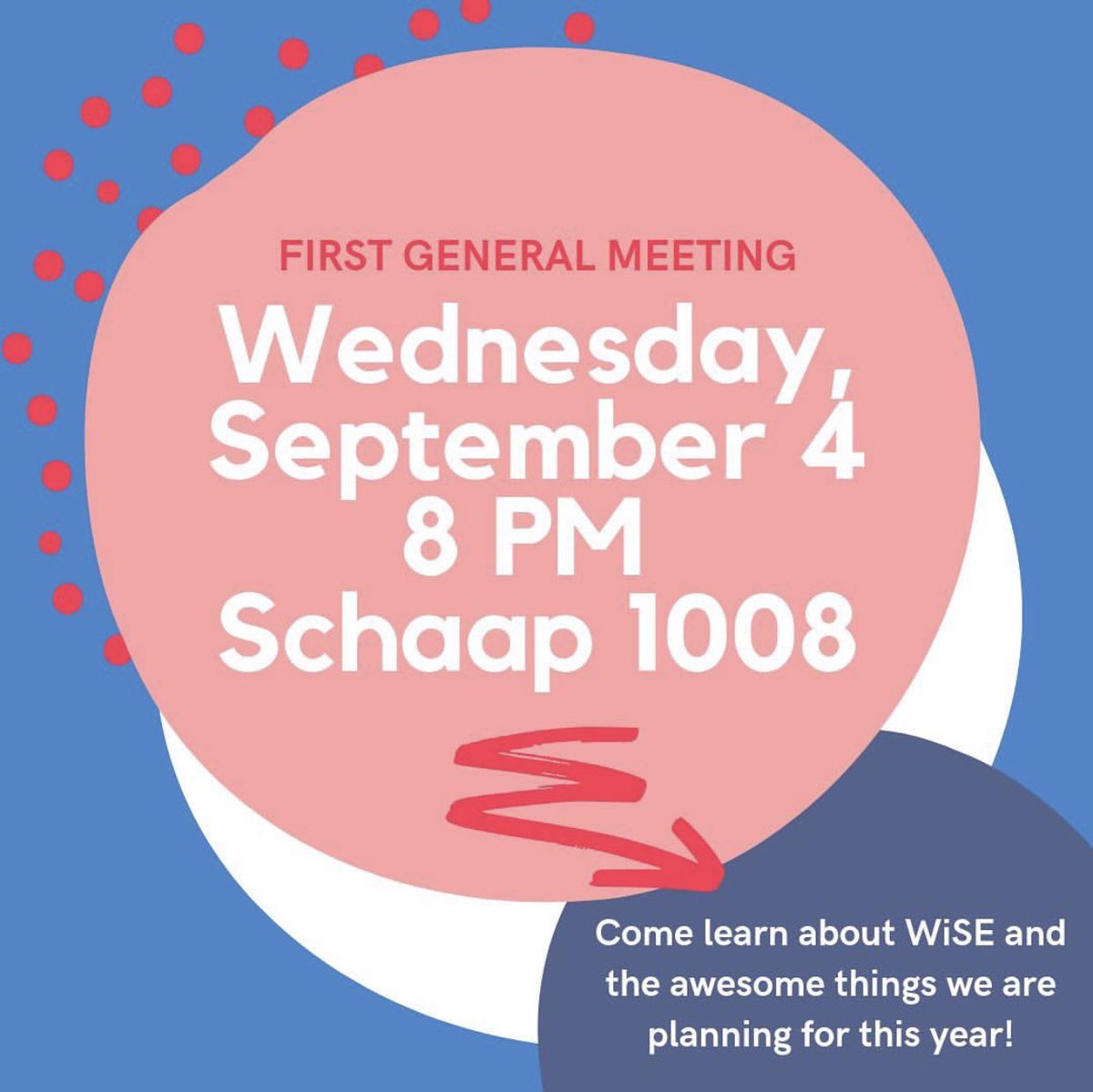 Can’t wait to see all your beautiful faces! Welcome back to campus and t-minus 10 days til our first meeting!💖