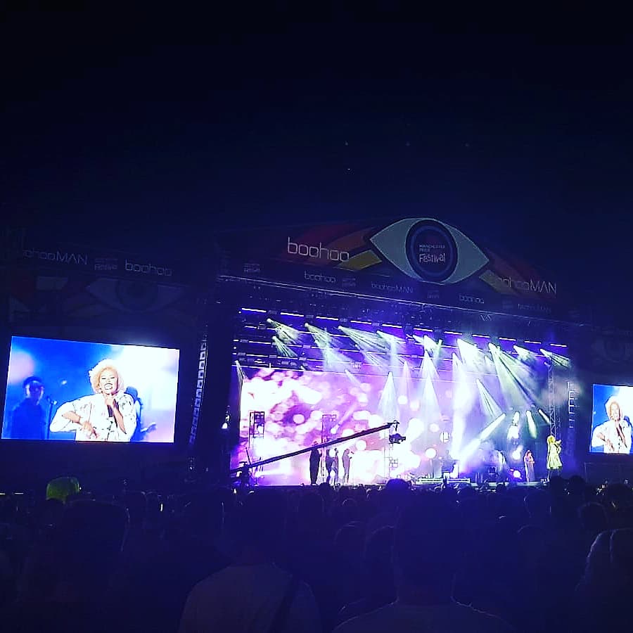 MayfieldMCR's tweet photo. Our girl @emelisande inspiring us with love and good intentions on The Yard stage 😍 #ManchesterPrideLive #MPFestival2019 #Pride2019 https://t.co/025BgDRIgL
