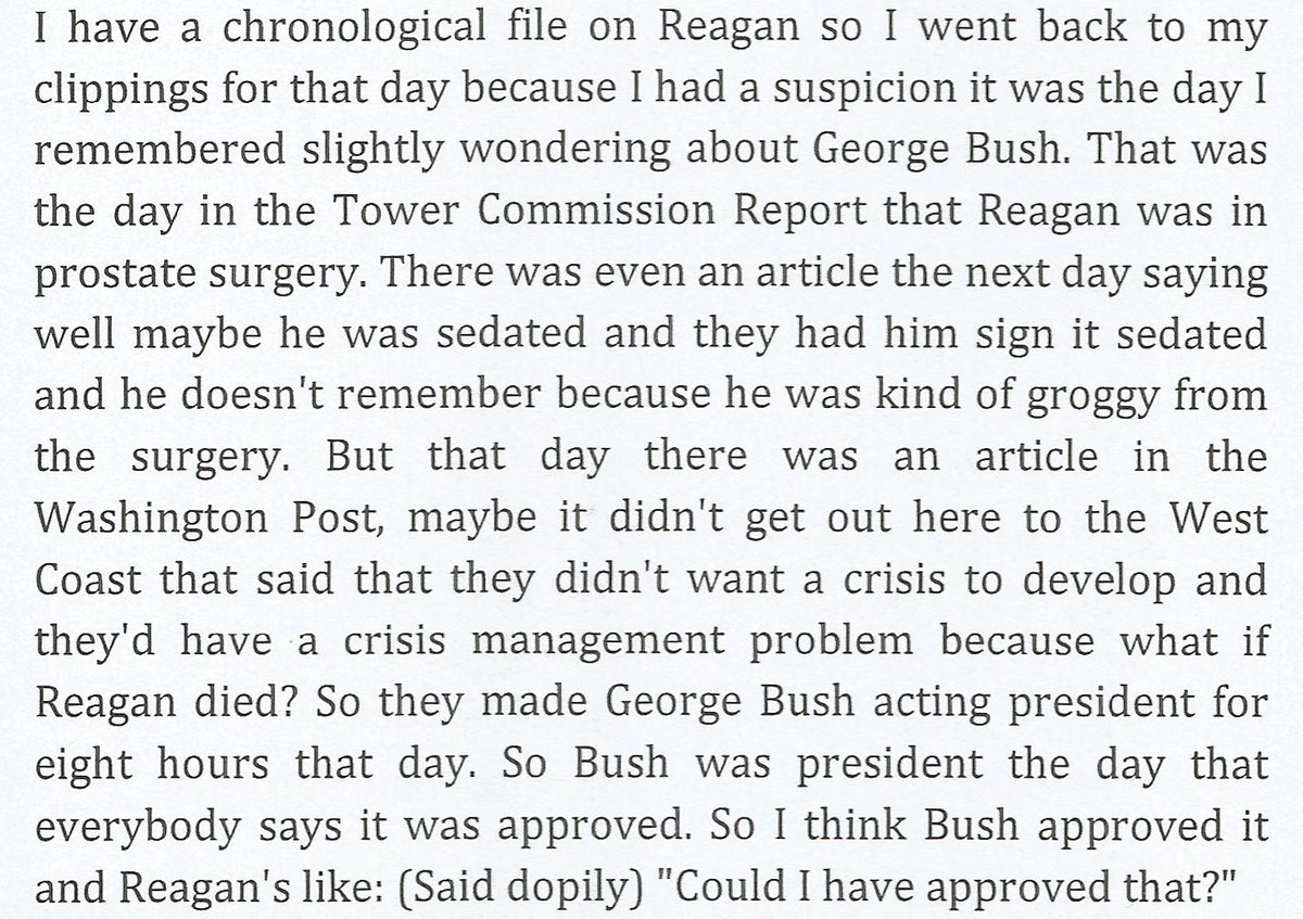 He did a lot of public speaking, much of which is interesting, yes, but what happened to his chronological file on Reagan, and all the other documentation he collected and organised? It would be useful to have access to this research!
