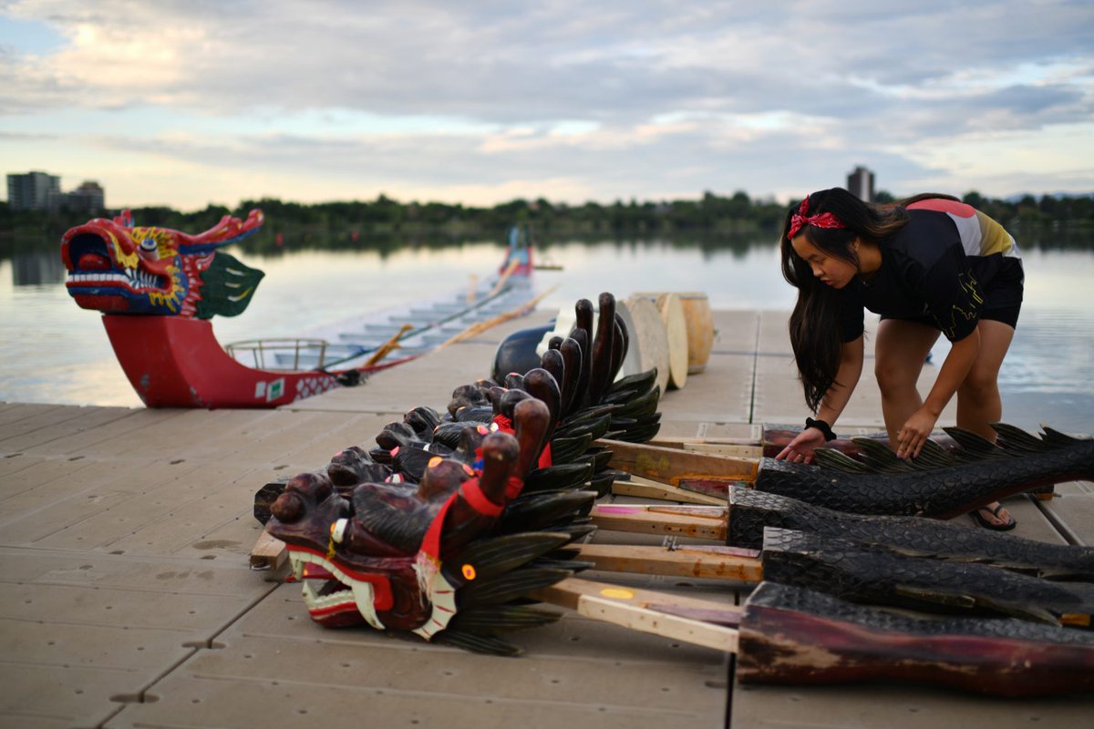 CUDenver's tweet photo. The CU Denver Dragon Boat team recently competed at the @CoDragonBoat.

The team placed 3rd in the 500m competitive, 1st in the 250m RecA and 1st in the knockout race. 🤝 Great job, team! https://t.co/qVVNVJIcOV

📸: @thknwco https://t.co/jwAcMZQv6F