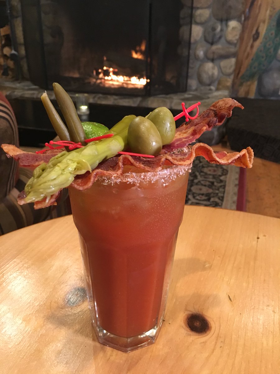 Our Bloody Mary is fully loaded and amazing! Join us in the lounge to enjoy one for yourself.
