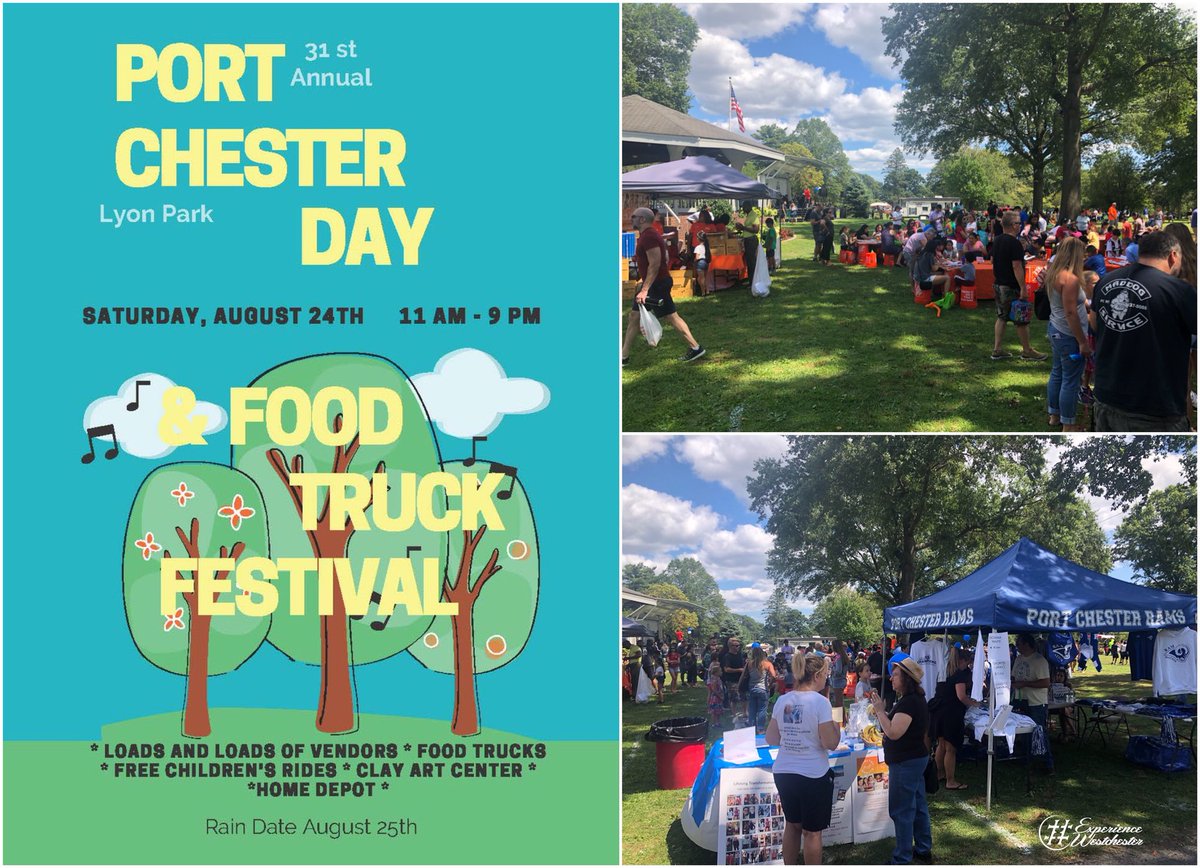 ExpWestchester's tweet photo. It’s a #beautiful day in the #neighborhood ...
☀️���☀️

#PortChester DAY #FoodTruck #Festival 

-How did you #Experience #Westchester today?
•
#914 #NY https://t.co/dTiv4s6ZPW