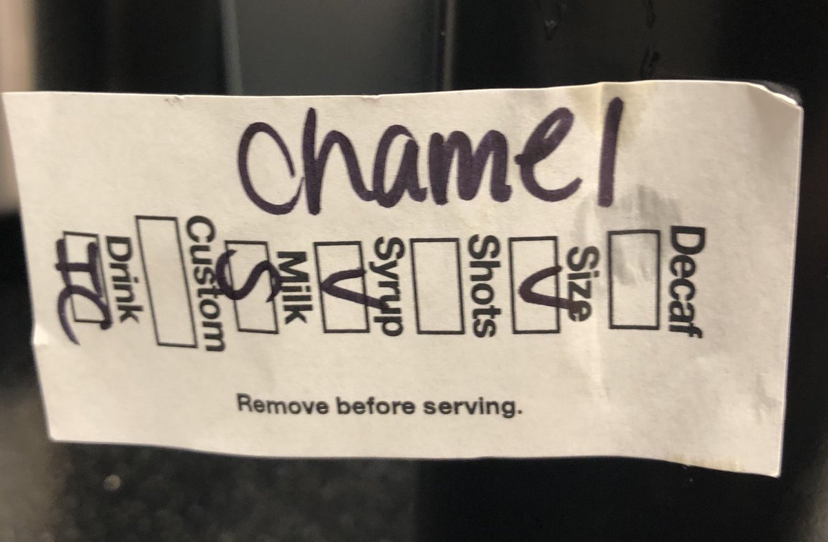 jthalji's tweet photo. This barista just figured out my stage name. #EthnicNameProblems https://t.co/3DzUJErFZd