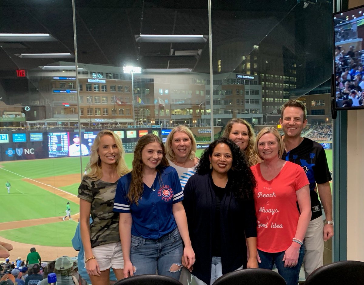 Great night last night with our Porter Ophthalmology team at the <a href="/DurhamBulls/">Durham Bulls</a> game!