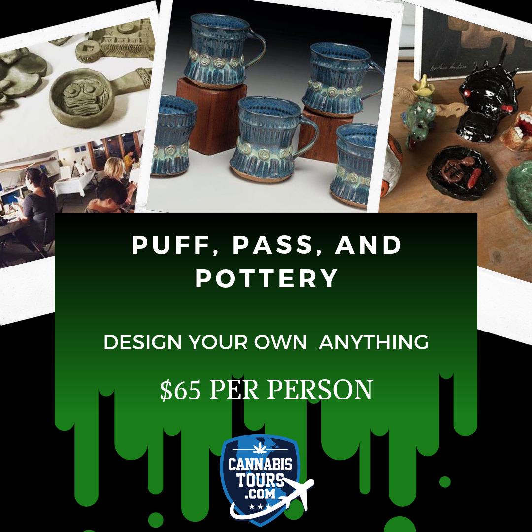 Who took a ceramics course in school?! 

Come create something for yourself and enjoy your favorite cannabis at Puff, Pass, and POTtery! 

coloradocannabistours.com/denver-classes…
