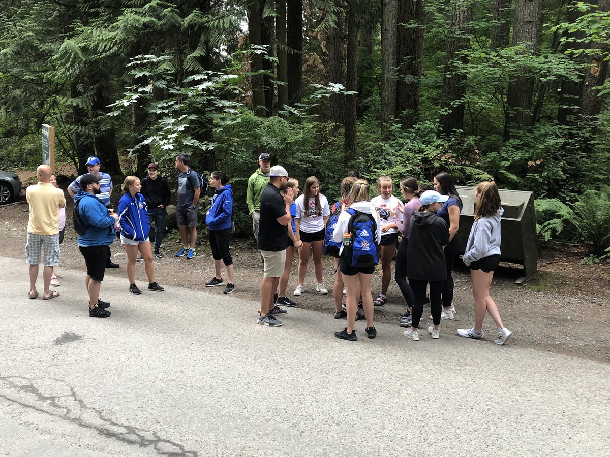 Good morning, the Team is visiting Lynn Canyon this morning.