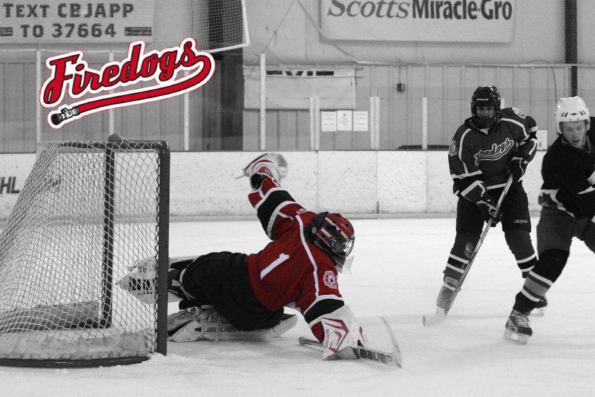 FiredogsHockey's tweet photo. 🚨TK Days Remaining Until The Ship🚨

 #TheBirdie 🦅, our long-standing guardian of the cage ⚔️ 🥅, will be in net tomorrow as he looks to backstop his second career CAHL title in net! #GoDogsGo🐶 #ItsForTheShirt https://t.co/CrV2e7Bzz3