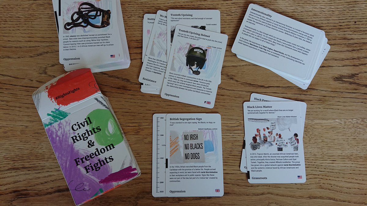 amcewen's tweet photo. Bought one of Hwa Young / @Re_Dock's awesome #RightsFights card game sets https://t.co/kwxtT1LY8u