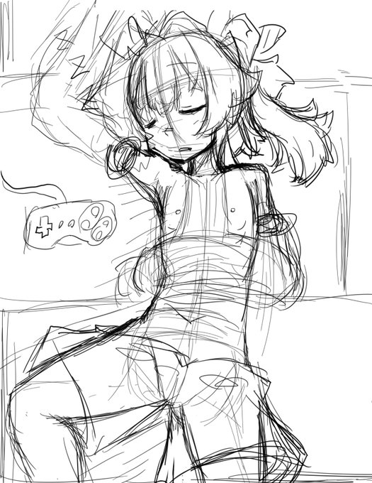 ちっぱいあまり描かないから描き方がよくわからないですよ・・ 