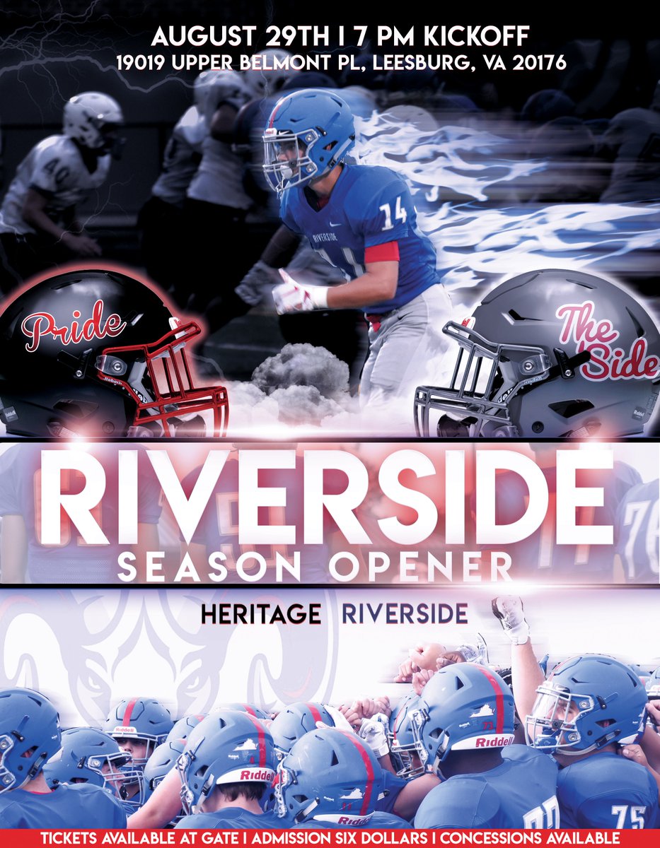 andrejones1185's tweet photo. Please pack those beautiful stands this week for our season opener against @HeritagePrideFB ...this will be a special edition of Thursday Night Lights with a 7 pm kickoff! Great food, great band and two hungry teams looking to a hot start to their season #rollside #game1 #ramily https://t.co/BEZqzmgrzb