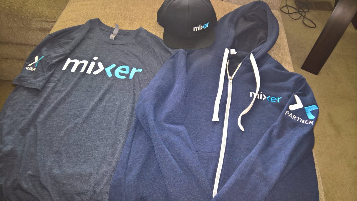on "Loving this Mixer partner swag. @WatchMixer https://t.co/1Ey67Fxbab" / Twitter