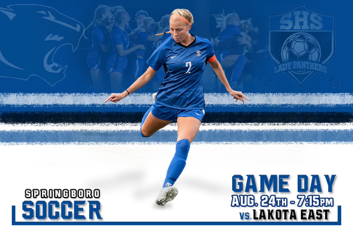 GameDay!!! Lady Panthers host Lakota East tonight at Wade Field. JV Blue kickoff at 5:30..Varsity kickoff at 7:15. Come one, come all.  #keepingitrolling #packthehouse #bluecrewneeded @Boro_Panthers @Boro_AthCoord @BoroBlueCrew