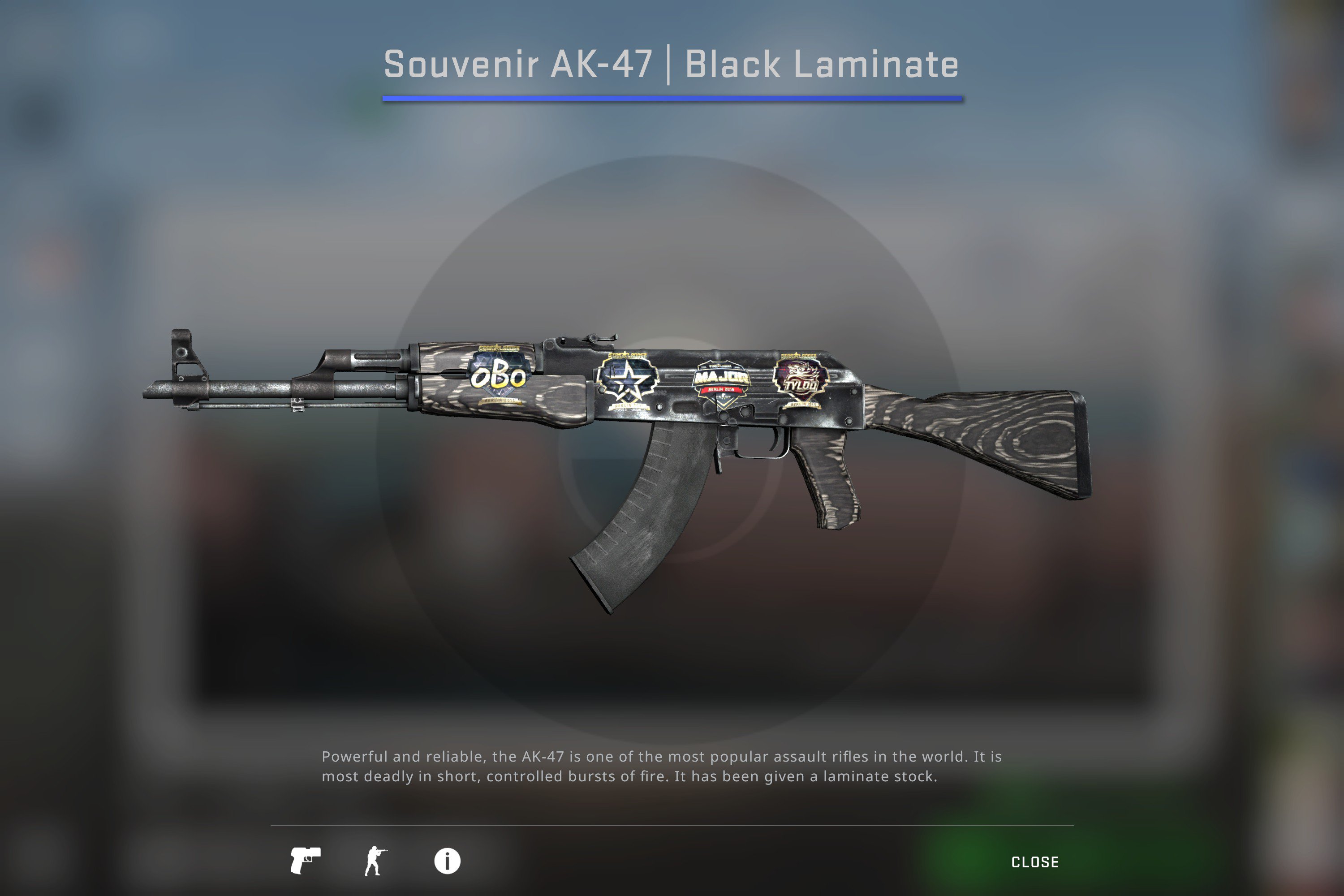 ohnePixel on Twitter: "The first Souvenir Black Laminates are being sold on the Steam market It seems like that these are getting unboxed like 🥵 Check this Souvenir / Normal price