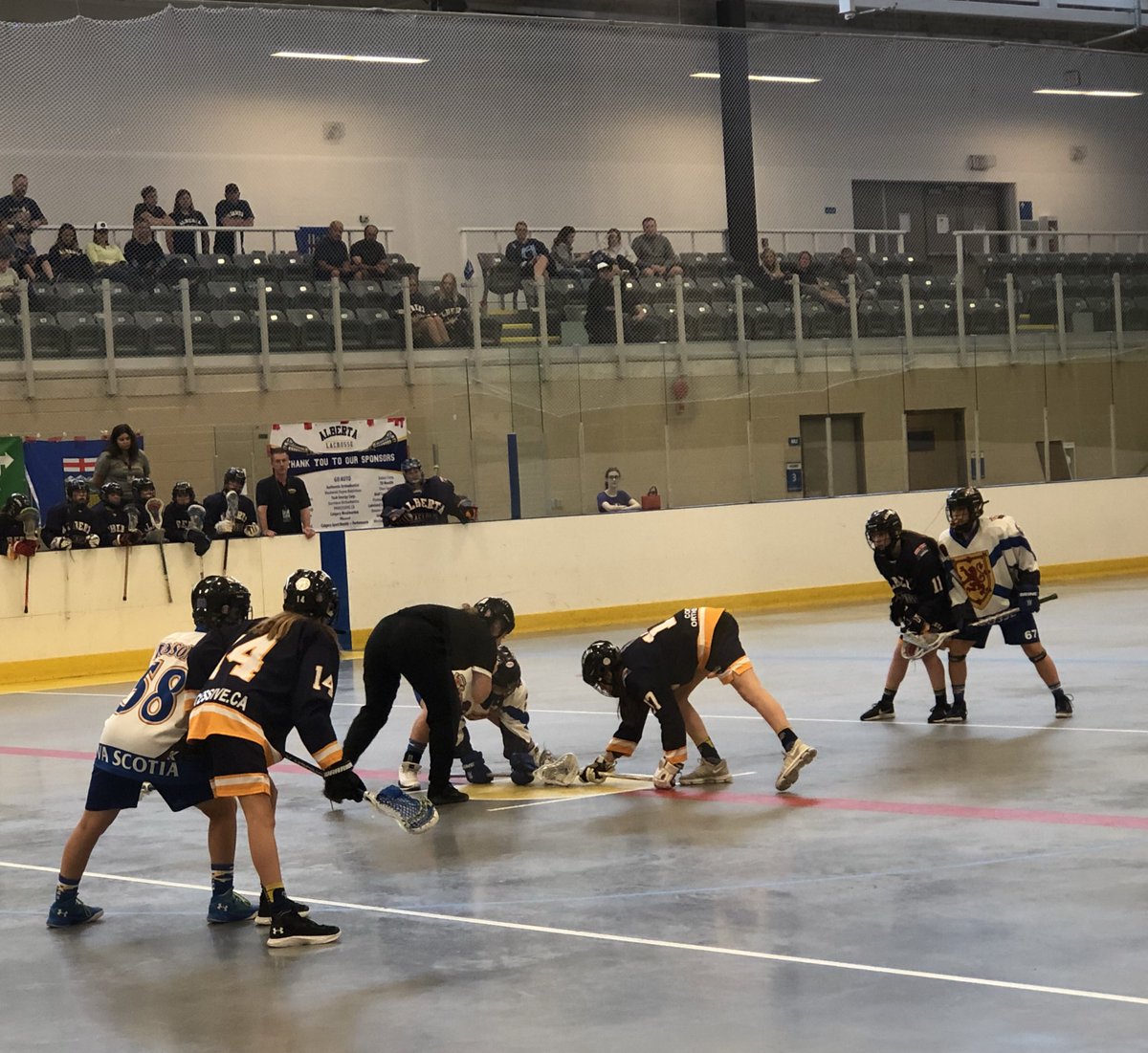 4-0 for <a href="/AbBantam/">Team AB Bantam Girls</a>  going into third. Girls fighting hard vs <a href="/ns_femlax/">NS 17U Female LAX</a> #teamabgirlslax2019 #albertalacrosse #boxnationals2019