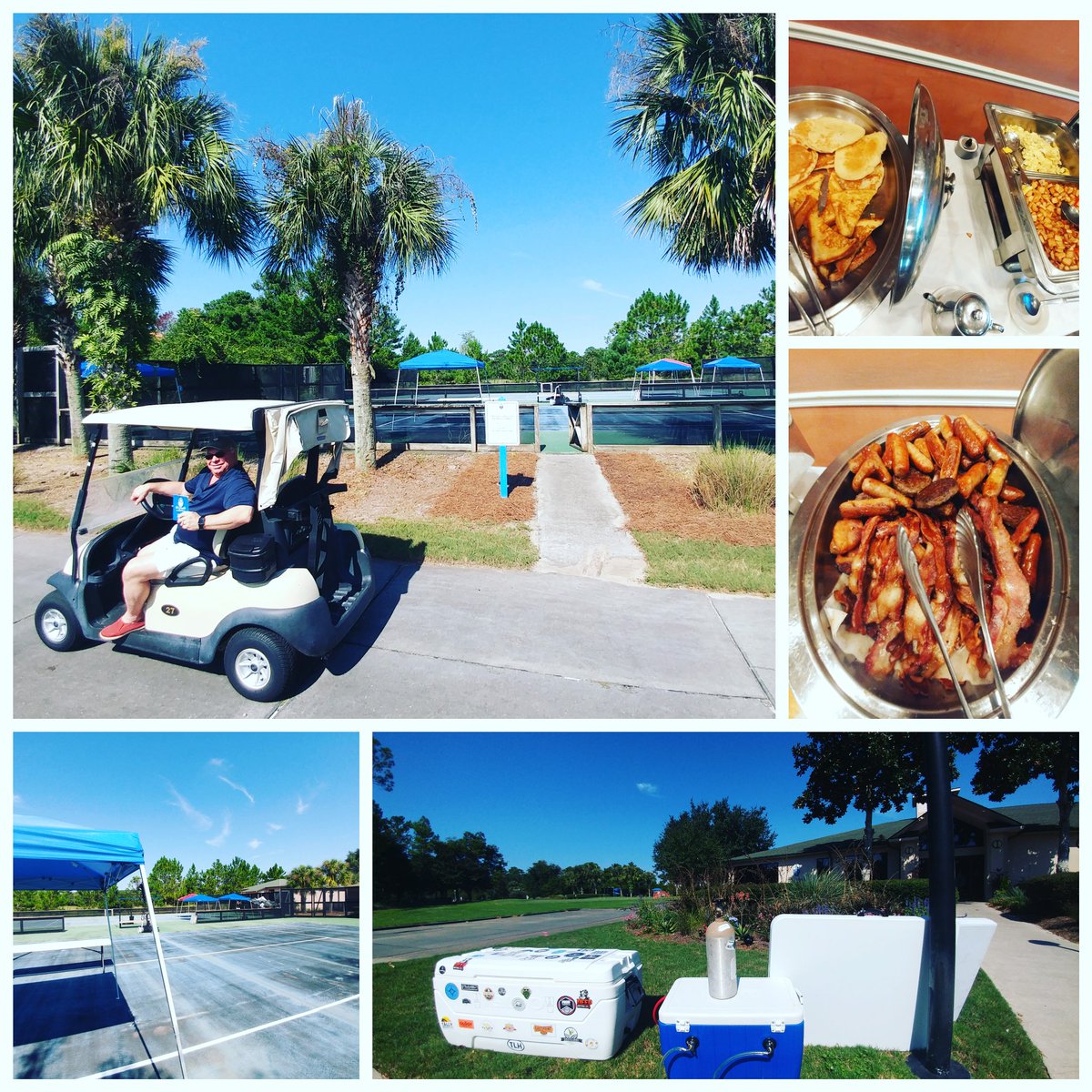 TallyBrewBus's tweet photo. Under the guidance of the golf cart-ridin', knowledge-droppin', 497-time PR Guru of the Year @RickOpp, the St. James Brew Bash crew came off a KILLER beer-pairing dinner Friday night and crushed a huge breakfast this morning while set-up began for tonight's #BrewBash!
1/ https://t.co/Zsb0J0C1So