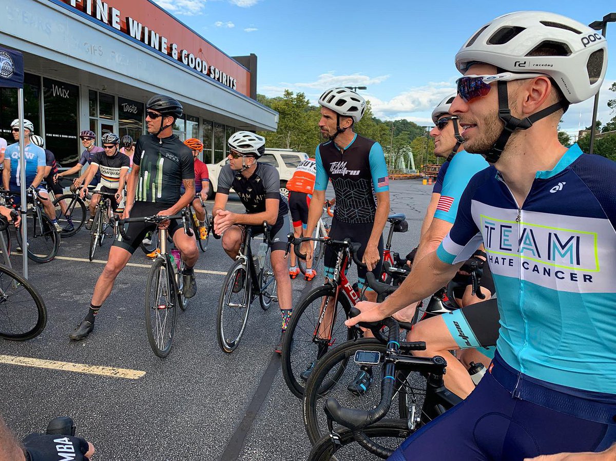 TeamIHateCancer's tweet photo. 🚲Philly showed up for the No Particular Charity Hundie today. Huge thanks to Kevin and crew for organizing a great local tradition. If you need a charity for your tax-deductible dollars, we can think of one 😉#teamihatecancer #phillyisgreatforcycling #noparticularcharityhundie https://t.co/LllRVuI2R0