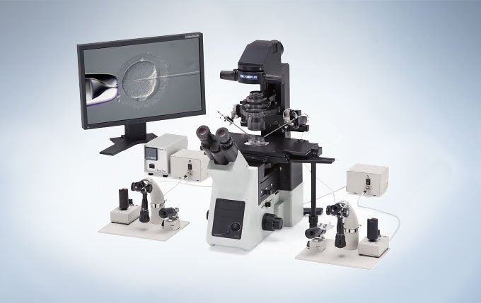 InsideIvf's tweet photo. This is an ICSI micromanipulator. 

It is a complex, high power microscope which uses an extremely sharp needle only 0.005mm wide to inject a single sperm into an egg. The process is so delicate it must be used on an anti-vibration stage to prevent even the tiniest movements #IVF https://t.co/D0pKZ4XL4P