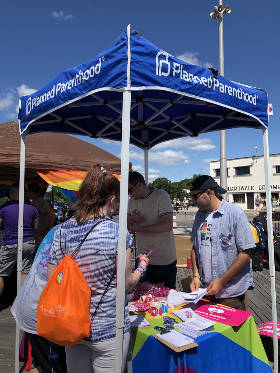 PPSNE's tweet photo. #PRIDE continues in #CT! We are tabling at #NewLondonPRIDE today, organized by @outCT. Stop by our table and say hello 👋! #OutCT #LGBTQ https://t.co/KSyDCf3fOP