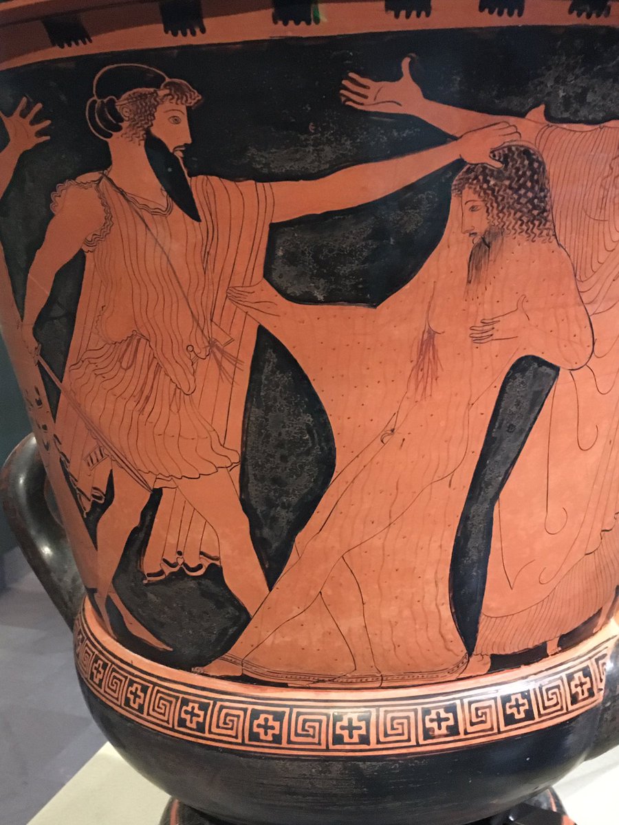 κλυταιμνεστρα, σεπσις εστι on Twitter: "Agamemnon on the left: thin, delicate, looks like every other figure on the vase, lame Agamemnon on the right: BIG, DISTINGUISHING FEATURES, SO SOLID A CHARACTER DESIGN