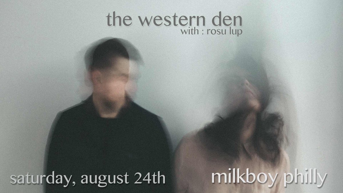 ** TONIGHT **
<a href="/TheWesternDen/">The Western Den</a> and <a href="/RosuLup/">Rosu Lup</a> provide the sonic backdrop for the perfect Saturday night kick back at the Milk. Tix available online + at the door >> westerndenmb.eventbrite.com