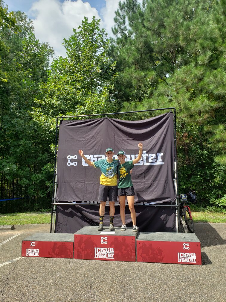 LMCcyclingteam's tweet photo. Women A results XC - Maria Doering scores the first victory for the Bobcats in 2019 and Mady Rails takes 2nd! Erin Sferrazza 6th, Svetlana Mack 8th. Jobs well done! #LeesMcRae #defeet #skratchlabs #bellbikehelmets #feedbacksports #wahoofitness #ridehincapie #GSD #IBD #Undivided https://t.co/Zv6AQ8W1Z8
