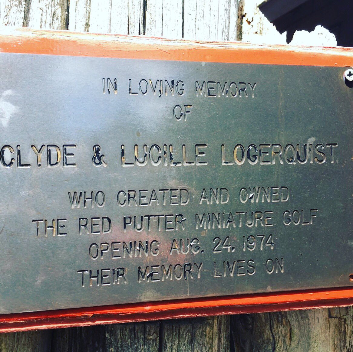 red_putter's tweet photo. 45 years of memories began on this date in 1974!  How far back do your Putter memories go??  #minigolf #ephraim #doorcounty #beabob https://t.co/J182TxTlKJ
