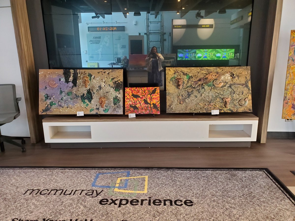 ymmartsguild's tweet photo. Check out art show today at McMurray Experience in Jubilee Plaza free admission #ymmarts #ymmartguid #rwb #ad #event #ShareYourStudio https://t.co/sk93GYGmeU