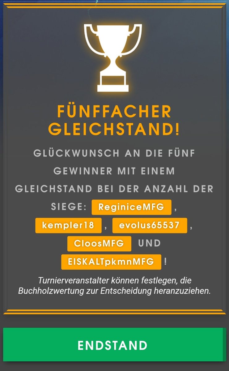 JakobWollinger's tweet photo. Yippii.
#PvP #MOCS #MysticFamilyGraz #MFG #Mirror #TempestCup https://t.co/KBd4jE9stR