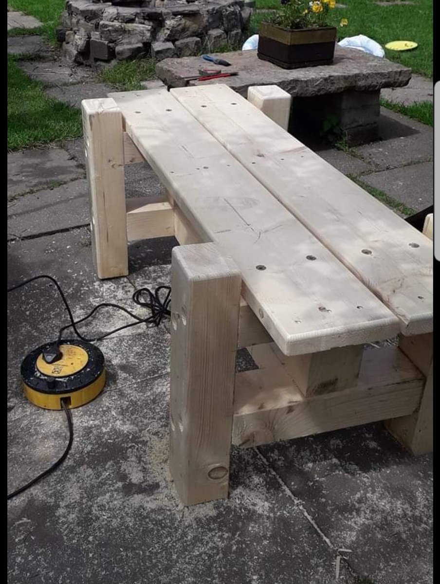 @Paslode_UK #WoodworkWednesday #PaslodeUK  new bench