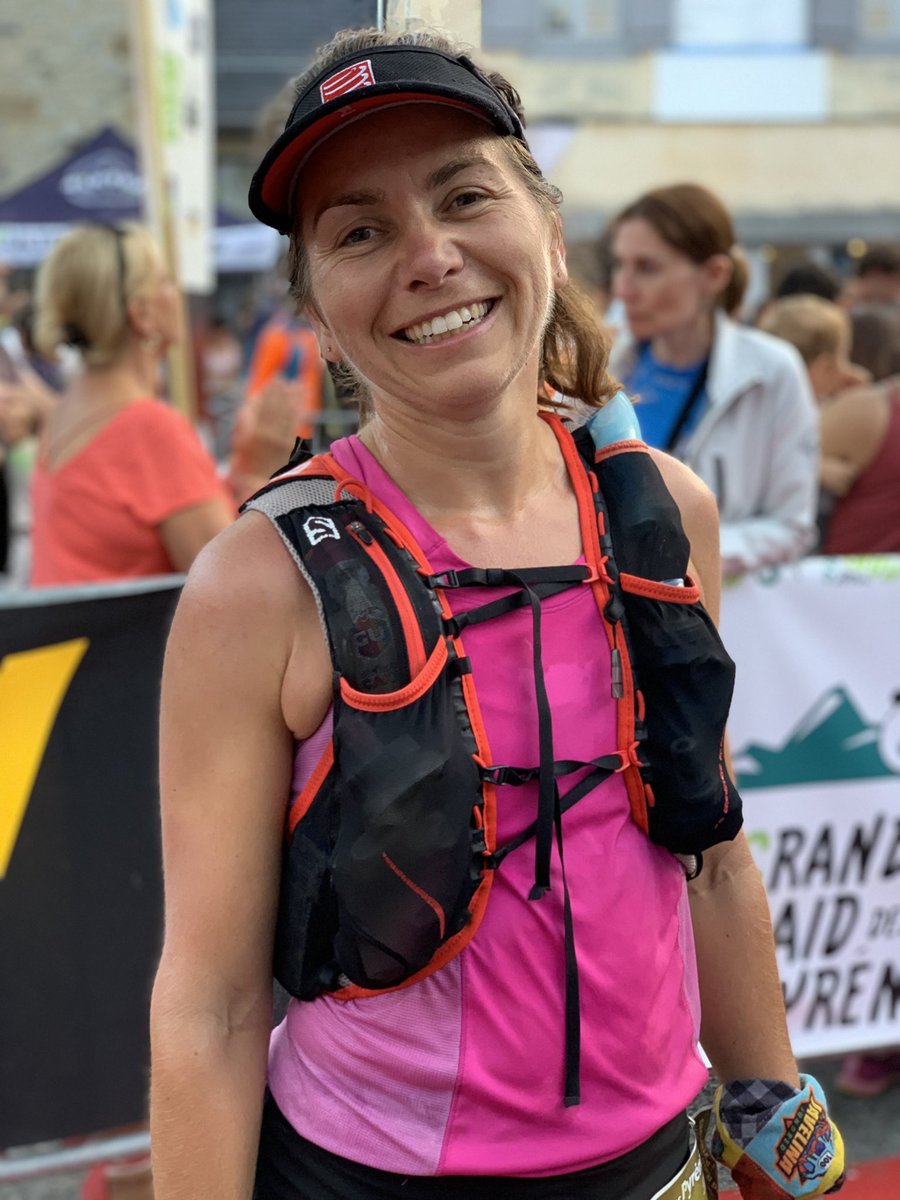 distancesplus's tweet photo. La coureuse de Mascouche Annie-Claude Vaillancourt termine à une superbe 6e place de l’épreuve du Tour des Lacs (80km 5000m D+) du Grand Raid des Pyrénées. Le Québec était en force cette année au #GRP Bravo!!! #GRP2019 https://t.co/QPGUAIW2y2
