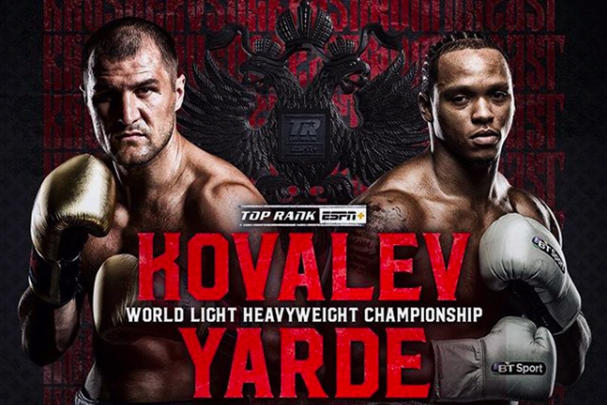 absomar07's tweet photo. Kovalev vs Yarde Streaming

PC - https://t.co/AnFjVu0wqr

Yarde vs Kovalev Live Stream

ESPN Streaming- Boxing Live Streaming

Kovalev vs Yarde Stream Link https://t.co/YXkwP1n5xS